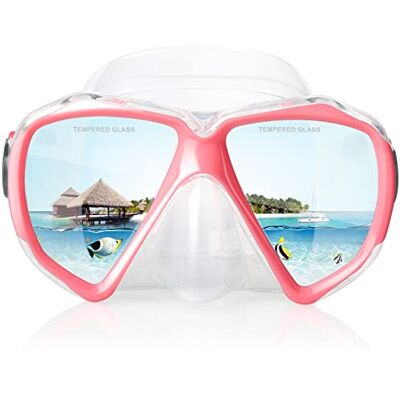 Vision Duikmasker, 180°View HD snorkelen/duikmasker, anti-condens, duikbril en lekvrij, snorkelmasker, duikset voor volwassenen en kinderen Vision Duikmasker, 180°View HD snorkelen/duikmasker, anti-condens, duikbril en lekvrij, snorkelmasker, duikset voor volwassenen en kinderen