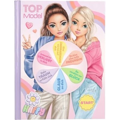 Depesche 13352 Topmodel kleurboek met licht en geluiden, creatief boek met 96 voorgedrukte pagina's om te tekenen en te ontwerpen Depesche 13352 Topmodel kleurboek met licht en geluiden, creatief boek met 96 voorgedrukte pagina's om te tekenen en te ontwerpen