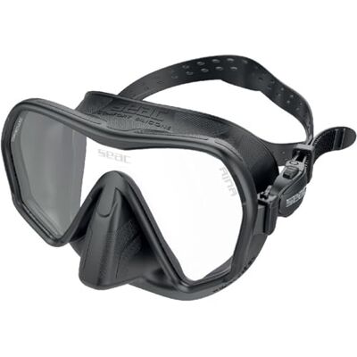 SEAC Ajna Frameloos duikmasker met breed zicht, rok van 100% siliconen, uniseks SEAC Ajna Frameloos duikmasker met breed zicht, rok van 100% siliconen, uniseks