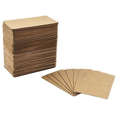 Ideen mit Herz 200 stuks indexkaarten, kraftpapier, 9 x 5,3 cm, 300 g/m² Ideen mit Herz 200 stuks indexkaarten, kraftpapier, 9 x 5,3 cm, 300 g/m²