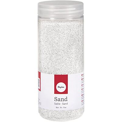 Rayher 39339102 fijn zand 0,1-0,5 mm blik 475 ml wit Rayher 39339102 fijn zand 0,1-0,5 mm blik 475 ml wit