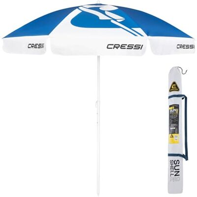 CRESSI Sunshell Parasol – Parasol d'extérieur léger et portable, pour se protéger du soleil et des intempéries CRESSI Sunshell Parasol – Parasol d'extérieur léger et portable, pour se protéger du soleil et des intempéries