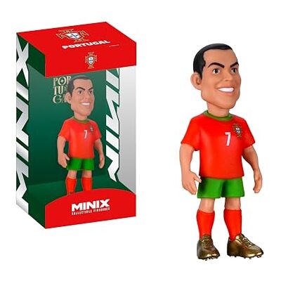 MINIX Football Stars mini-formaat wereldkampioenschap Portugal Ronaldo verzamelfiguur 7 cm MINIX Football Stars mini-formaat wereldkampioenschap Portugal Ronaldo verzamelfiguur 7 cm
