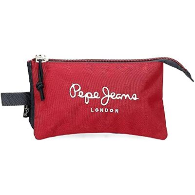 Pepe Jeans Clark, rood, Triple-stuche, etui, Rood, Geval Pepe Jeans Clark, rood, Triple-stuche, etui, Rood, Geval