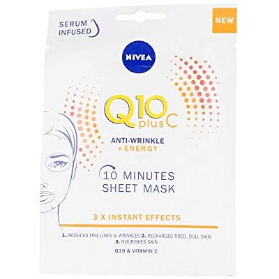 NIVEA Q10+ VITAMINA C anti-arrugas+energizing gezichtsmasker NIVEA Q10+ VITAMINA C anti-arrugas+energizing gezichtsmasker