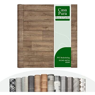casa pura Vinylvloerbedekking per meter in talloze designs, hout-, tegel-, steenlook, van pvc, voor keuken, badkamer en woonkamer Tobago 1 200 x 150 cm casa pura Vinylvloerbedekking per meter in talloze designs, hout-, tegel-, steenlook, van pvc, voor keuken, badkamer en woonkamer Tobago 1 200 x 150 cm
