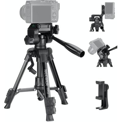 NEEWER Instapversie: mini-bureaustatief compatibel met iPhone voor video-opname, kleine compacte tafelstandaard voor DSLR-camera, camcorder, webcam NEEWER Instapversie: mini-bureaustatief compatibel met iPhone voor video-opname, kleine compacte tafelstandaard voor DSLR-camera, camcorder, webcam