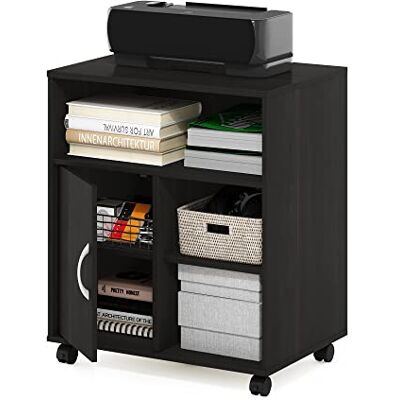Furinno Econ Home Office printerstandaard op wieltjes voor thuiskantoor, espresso Furinno Econ Home Office printerstandaard op wieltjes voor thuiskantoor, espresso