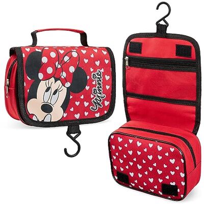 Disney Stitch Minnie Toilettas om op te hangen, klein, voor kinderen, meisjes, reizen, cadeau-idee, Stitch, Minnie, kinderen, tieners (rood Minnie) Disney Stitch Minnie Toilettas om op te hangen, klein, voor kinderen, meisjes, reizen, cadeau-idee, Stitch, Minnie, kinderen, tieners (rood Minnie)