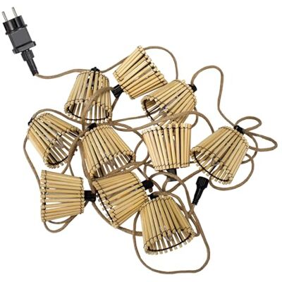 newgarden OKINAWA-Lichtsnoer voor buiten, jute kabel, L8 m, bruin New Garden newgarden OKINAWA-Lichtsnoer voor buiten, jute kabel, L8 m, bruin New Garden