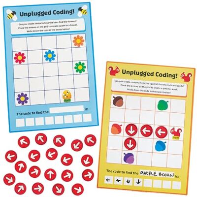 Baker Ross FN541 puzzelspellen zonder verbinding, 5 stuks, STEM, wetenschap, wiskunde en leerhulpmiddelen voor kinderen en scholen Baker Ross FN541 puzzelspellen zonder verbinding, 5 stuks, STEM, wetenschap, wiskunde en leerhulpmiddelen voor kinderen en scholen