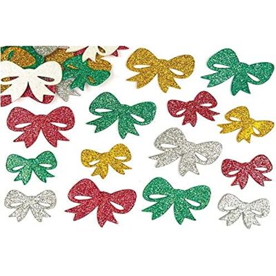 Baker Ross pailletten, strik, zelfklevend, 100 stuks Baker Ross pailletten, strik, zelfklevend, 100 stuks