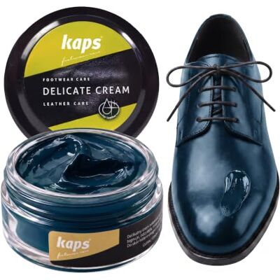 Kaps Delicate Cream Professionele crème Schoencrème en verzorging voor het reinigen en opfrissen van natuurlijk leer en kunstleer (50 ml) 50ml - 1.70 fl.oz. Kaps Delicate Cream Professionele crème Schoencrème en verzorging voor het reinigen en opfrissen van natuurlijk leer en kunstleer (50 ml) 50ml - 1.70 fl.oz.