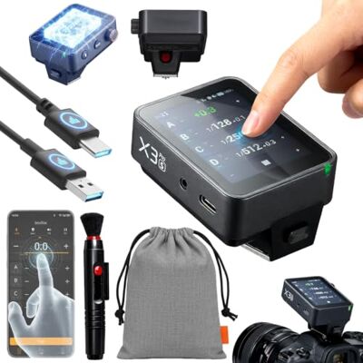 GODOX X3 PRO S X3PRO Draadloze TTL Flash Trigger voor Sony, kleuren touchscreen, systeem X 2,4 GHz, Bluetooth & bediening via app, sluiterbediening, snel opladen GODOX X3 PRO S X3PRO Draadloze TTL Flash Trigger voor Sony, kleuren touchscreen, systeem X 2,4 GHz, Bluetooth & bediening via app, sluiterbediening, snel opladen