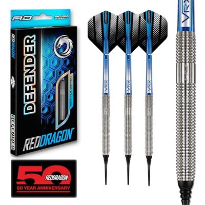 Dragon Defender 19 g vat/21 g totaal gewicht zachte punt 90% wolfraam dartset met vleugels en dartpijlen Dragon Defender 19 g vat/21 g totaal gewicht zachte punt 90% wolfraam dartset met vleugels en dartpijlen