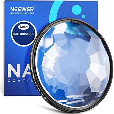 NEEWER 82 mm caleidoscoop prismafilter, glaseffectfilter met meervoudige breking en variabel aantal fotografische onderwerpen NEEWER 82 mm caleidoscoop prismafilter, glaseffectfilter met meervoudige breking en variabel aantal fotografische onderwerpen