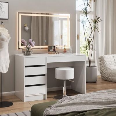 Vicco Kaptafel "Sherry", wit, 120 cm Vicco Kaptafel "Sherry", wit, 120 cm