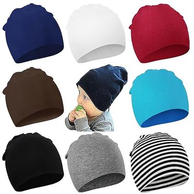 DRESHOW Babymuts voor pasgeborenen, peuters, zacht, schattig, gebreid, voor baby's, jongens, kindermutsen, 8 stuks 34-2, 2-6 jaar 2-6 jaar DRESHOW Babymuts voor pasgeborenen, peuters, zacht, schattig, gebreid, voor baby's, jongens, kindermutsen, 8 stuks 34-2, 2-6 jaar 2-6 jaar