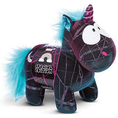 NICI Doudou Eenhoorn Moon Beamer Special Edition 22 cm, zwart/turquoise, 22 cm 45712 NICI Doudou Eenhoorn Moon Beamer Special Edition 22 cm, zwart/turquoise, 22 cm 45712