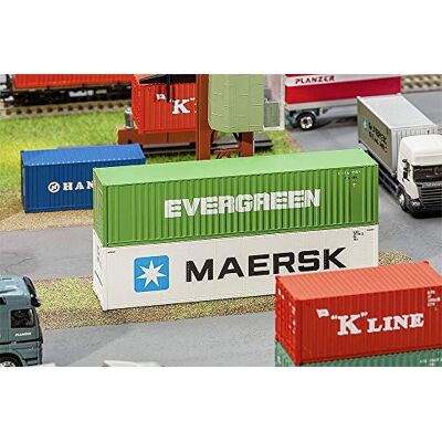Faller Hi-Cube container EVEGR, F180846, geen gegevens Faller Hi-Cube container EVEGR, F180846, geen gegevens