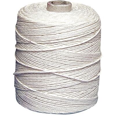 Rayher 7205000 kettinggaren, 6-draads, wit, 220 m, 1 mm, 35% katoen, 65% polyester, voor weefgetouw, haakgaren Rayher 7205000 kettinggaren, 6-draads, wit, 220 m, 1 mm, 35% katoen, 65% polyester, voor weefgetouw, haakgaren