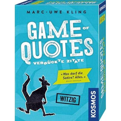 Kosmos Game of Quotes Gekke citaten: voor 3 6 spelers vanaf 12 jaar Kosmos Game of Quotes Gekke citaten: voor 3 6 spelers vanaf 12 jaar