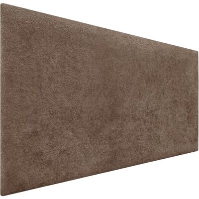 DHOME Hoofdeinde met badstof afwerking, zachte coating, effen, zachte stof, voor muur, absorberend, hoofdeinde voor slaapkamer (110 cm, 4 cm 50 h, bruin) DHOME Hoofdeinde met badstof afwerking, zachte coating, effen, zachte stof, voor muur, absorberend, hoofdeinde voor slaapkamer (110 cm, 4 cm 50 h, bruin)