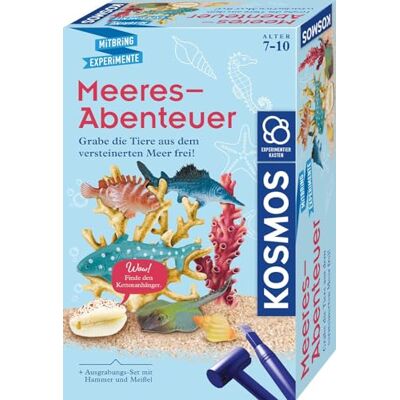 Kosmos Meer-avontuur (experimentkasten): Grabe de dieren uit het versteinerten meer gratis! Ingrabungs-set Kosmos Meer-avontuur (experimentkasten): Grabe de dieren uit het versteinerten meer gratis! Ingrabungs-set
