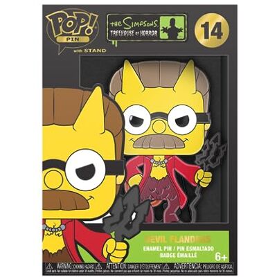 Funko Pop! Grote Enamel Pin Horror: SIMPSONS Devil Flanders The SimpsonsPin in email Leuke Fantasie Broche om te verzamelen Voor rugzakken en tassen Cadeau-idee Funko Pop! Grote Enamel Pin Horror: SIMPSONS Devil Flanders The SimpsonsPin in email Leuke Fantasie Broche om te verzamelen Voor rugzakken en tassen Cadeau-idee