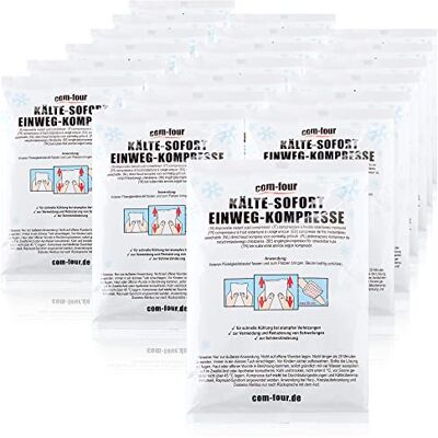com-four ® 20 x wegwerp koud kompres, koud kompres koelkussen voor extern gebruik com-four ® 20 x wegwerp koud kompres, koud kompres koelkussen voor extern gebruik