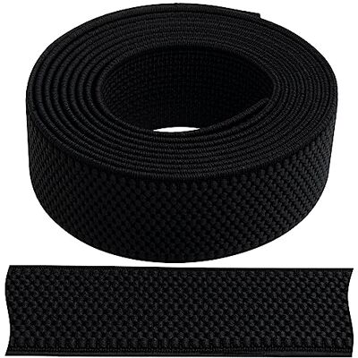 AERZETIX C67357 2 m platte geweven elastische band voor bretels breedte 35 mm kleur zwart broek confectie fournituren naaien ambacht kleding stof AERZETIX C67357 2 m platte geweven elastische band voor bretels breedte 35 mm kleur zwart broek confectie fournituren naaien ambacht kleding stof