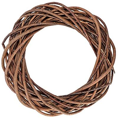 Ideen mit Herz Rieten krans, diameter 30 cm, hoogte 6 cm, ongeschilde donkerbruine takken, perfect als deurkrans, decoratieve krans, houten krans, paaskrans, Ideen mit Herz Rieten krans, diameter 30 cm, hoogte 6 cm, ongeschilde donkerbruine takken, perfect als deurkrans, decoratieve krans, houten krans, paaskrans,