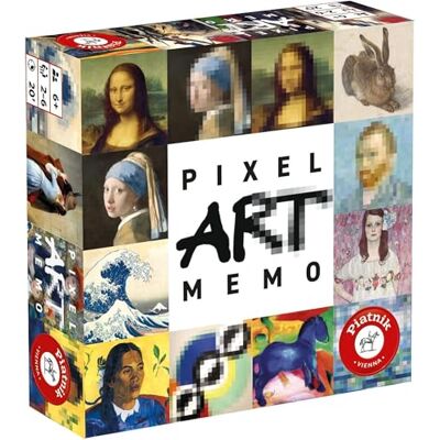 Piatnik Pixel Art Memo: het totaal verpixelde geheugen; met kunstwerken uit de hele wereld Piatnik Pixel Art Memo: het totaal verpixelde geheugen; met kunstwerken uit de hele wereld