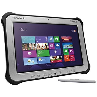 Panasonic Toughpad FZ-G1 128 GB 3 G zwart, zilver tablet (tablet in volledige grootte, Windows, leisteen, Windows 8 Pro, zwart, zilver, vervanging lithium-leeuw) (gereviseerd) Panasonic Toughpad FZ-G1 128 GB 3 G zwart, zilver tablet (tablet in volledige grootte, Windows, leisteen, Windows 8 Pro, zwart, zilver, vervanging lithium-leeuw) (gereviseerd)