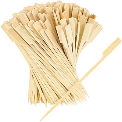 com-four ® 300 x vingerfood-spiesen van bamboehout, spiesen van hout met groot greepoppervlak, grillspiesen voor huishouden, buffet of gastro (300 stuks, 18 cm) com-four ® 300 x vingerfood-spiesen van bamboehout, spiesen van hout met groot greepoppervlak, grillspiesen voor huishouden, buffet of gastro (300 stuks, 18 cm)