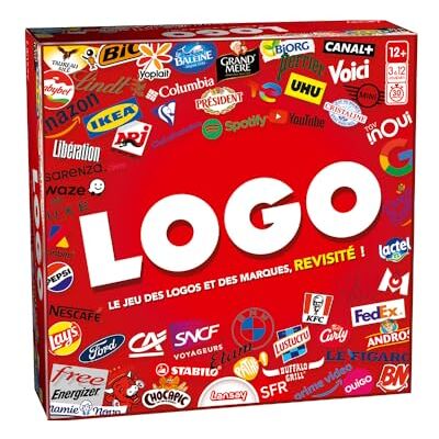 Lansay Gezelschapsspel logo – logo's en merken van het dagelijks leven Familiequiz Meer dan 1500 vragen over bekende borden Actie- en uitdagingskaarten Speelbaar voor 2 tot 6 spelers Lansay Gezelschapsspel logo – logo's en merken van het dagelijks leven Familiequiz Meer dan 1500 vragen over bekende borden Actie- en uitdagingskaarten Speelbaar voor 2 tot 6 spelers