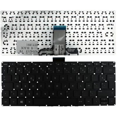 Power4Laptops Français Noir Clavier de remplacement pour ordinateurs portables Compatible avec HP Pavilion 11-k120TU Power4Laptops Français Noir Clavier de remplacement pour ordinateurs portables Compatible avec HP Pavilion 11-k120TU