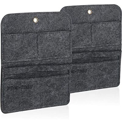 com-four ® 2 x hangrek, praktische hangorganizer van vilt com-four ® 2 x hangrek, praktische hangorganizer van vilt