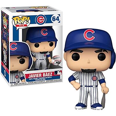 Funko Pop! MLB: Cubs Javier Baez Báez (Home Uniform) Verzamelbaar Vinyl Figuur Cadeau-idee Officiële Producten Speelgoed voor Kinderen en Volwassenen Sportfans Funko Pop! MLB: Cubs Javier Baez Báez (Home Uniform) Verzamelbaar Vinyl Figuur Cadeau-idee Officiële Producten Speelgoed voor Kinderen en Volwassenen Sportfans