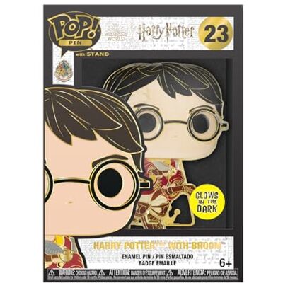 Funko Grote pop! Enamel Pin – Harry Potter POA 20th – Harry Potter On BroomPin van email – schattige fantasiebroche om te verzamelen – voor rugzakken en tassen – cadeau-idee Funko Grote pop! Enamel Pin – Harry Potter POA 20th – Harry Potter On BroomPin van email – schattige fantasiebroche om te verzamelen – voor rugzakken en tassen – cadeau-idee