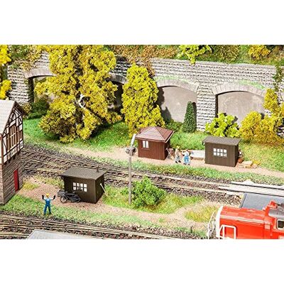 Faller FA120272 Lokgids wachthuis, 2 routes modelbouwset, accessoires, meerkleurig Faller FA120272 Lokgids wachthuis, 2 routes modelbouwset, accessoires, meerkleurig