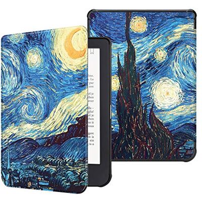 FINTIE Hoes voor Kobo Clara HD beschermhoes dun lichtgewicht magnetische Dunne en lichte beschermhoes, magnetische sluiting met automatische wekker, sterrennacht FINTIE Hoes voor Kobo Clara HD beschermhoes dun lichtgewicht magnetische Dunne en lichte beschermhoes, magnetische sluiting met automatische wekker, sterrennacht
