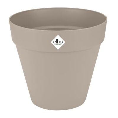 Elho Loft Urban bloempot met wielen, rond, 40 cm, beige Ø 38,5 x H 35,3 cm, geschikt voor buiten, 100% gerecyclede kunststof Elho Loft Urban bloempot met wielen, rond, 40 cm, beige Ø 38,5 x H 35,3 cm, geschikt voor buiten, 100% gerecyclede kunststof