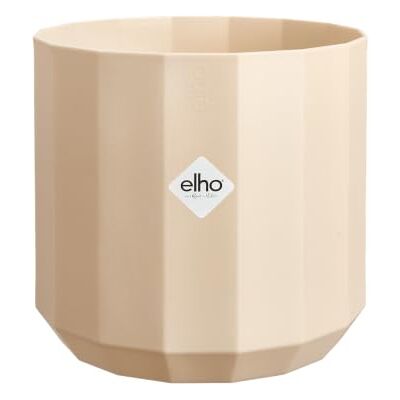 Elho Gefacetteerde ronde bloempot 30 cm amandelroze Ø 29,5 x H 27 cm doorschijnend glaseffect 100% gerecyclede kunststof Elho Gefacetteerde ronde bloempot 30 cm amandelroze Ø 29,5 x H 27 cm doorschijnend glaseffect 100% gerecyclede kunststof