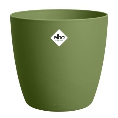 Elho Brussels bloempot, rond, 30 cm, mosgroen Ø 29,5 x H 27,1 cm, geschikt voor binnen, 100% gerecyclede kunststof Elho Brussels bloempot, rond, 30 cm, mosgroen Ø 29,5 x H 27,1 cm, geschikt voor binnen, 100% gerecyclede kunststof