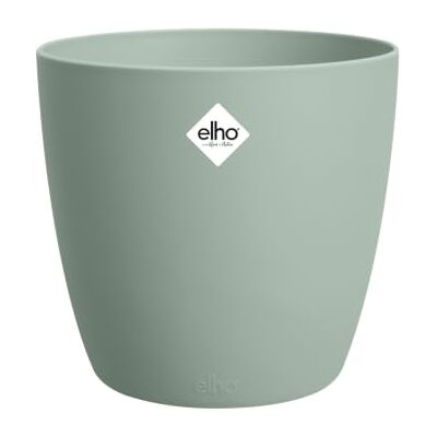 Elho Brussels bloempot, rond, 25 cm, Sorbet Green Ø 24,3 x H 23,2 cm, geschikt voor binnen, 100% gerecyclede kunststof Elho Brussels bloempot, rond, 25 cm, Sorbet Green Ø 24,3 x H 23,2 cm, geschikt voor binnen, 100% gerecyclede kunststof