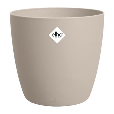 Elho Brussels bloempot rond 30 cm – paddenstoel beige Ø 29,5 x H 27,1 cm, geschikt voor binnen, 100% gerecyclede kunststof Elho Brussels bloempot rond 30 cm – paddenstoel beige Ø 29,5 x H 27,1 cm, geschikt voor binnen, 100% gerecyclede kunststof