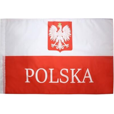 AZ FLAG Vlag Polen Eagle 2 90x60 cm Pools Polyester Lichtgewicht Schede Gebruik binnenshuis Decoratieve vlag Polska z orłem alternatywna dubbele naden en versterkte randen met mastschede AZ FLAG Vlag Polen Eagle 2 90x60 cm Pools Polyester Lichtgewicht Schede Gebruik binnenshuis Decoratieve vlag Polska z orłem alternatywna dubbele naden en versterkte randen met mastschede
