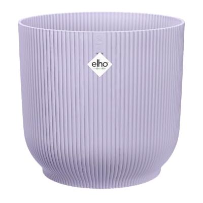 Elho Vibes Fold Ronde bloempot 30 cm Soft Lilac Ø 29,5 x H 27,2 cm, geschikt voor binnen, 100% gerecyclede kunststof Elho Vibes Fold Ronde bloempot 30 cm Soft Lilac Ø 29,5 x H 27,2 cm, geschikt voor binnen, 100% gerecyclede kunststof