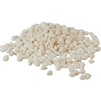 Relaxdays Marmeren grind, 5 kg, decoratieve stenen, kiezelstenen, tuinkiezels, bloembed, bloempot, graf, decoratief grind, wit, marmer, 5-15 mm Relaxdays Marmeren grind, 5 kg, decoratieve stenen, kiezelstenen, tuinkiezels, bloembed, bloempot, graf, decoratief grind, wit, marmer, 5-15 mm